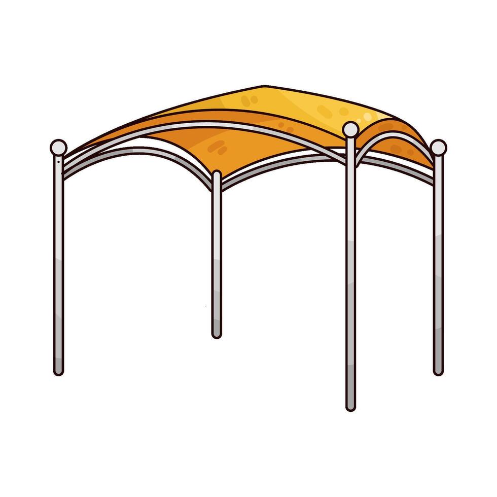 Illustration of canopy vector