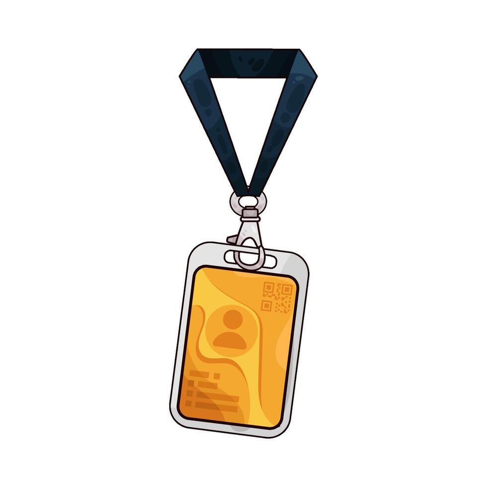 Illustration of id card vector