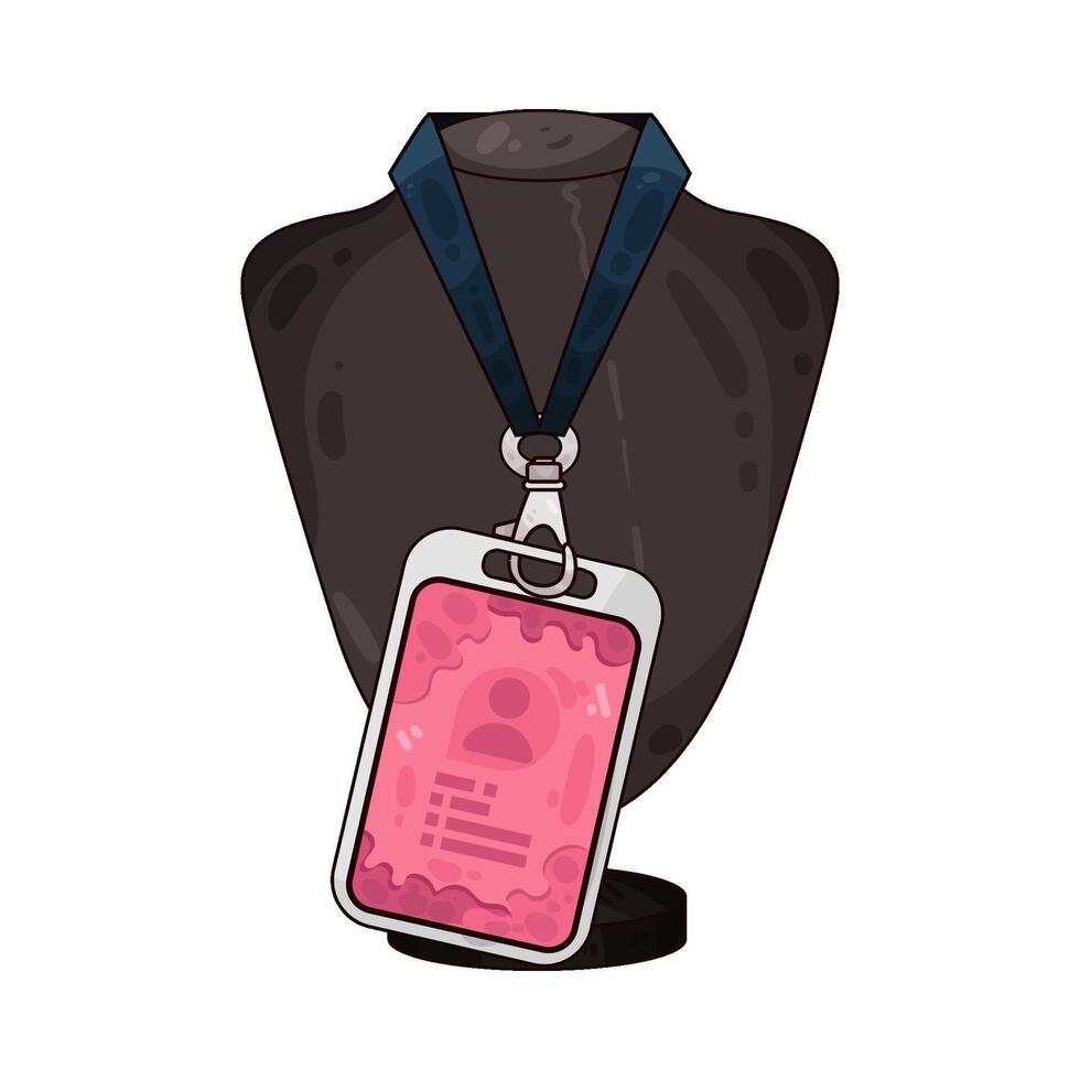 Illustration of id card vector