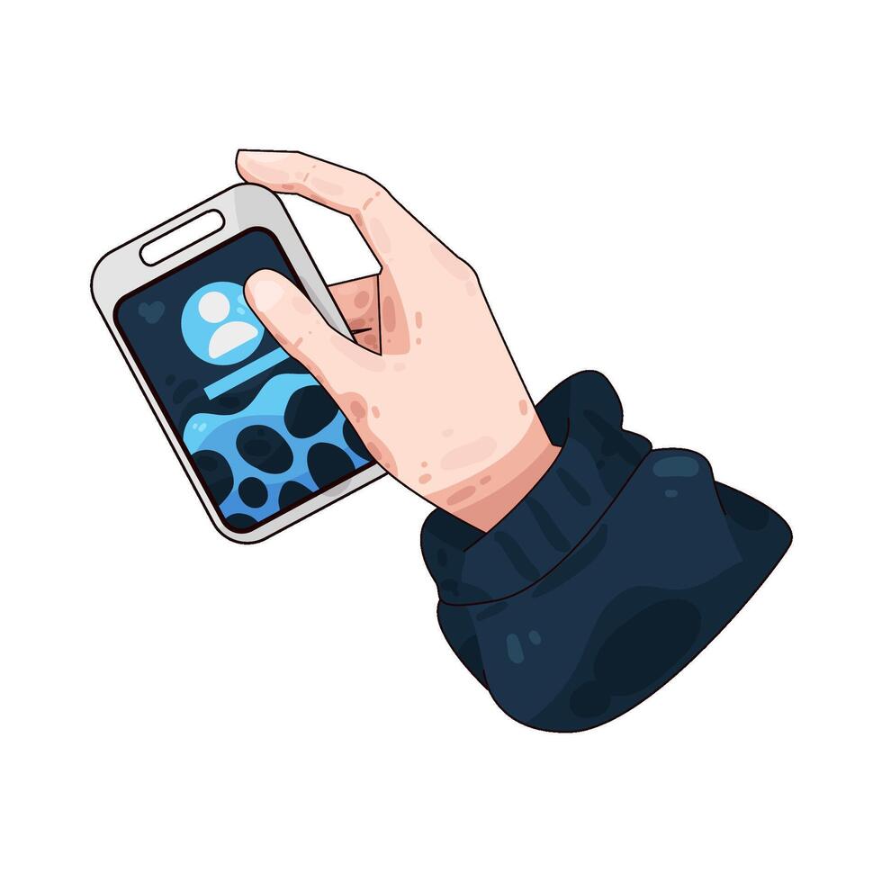 Illustration of id card vector