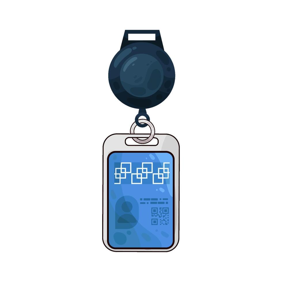 Illustration of id card vector