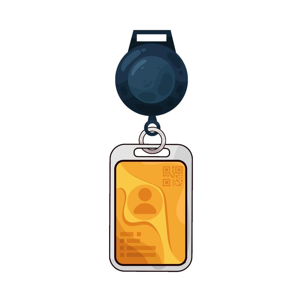 Illustration of id card vector
