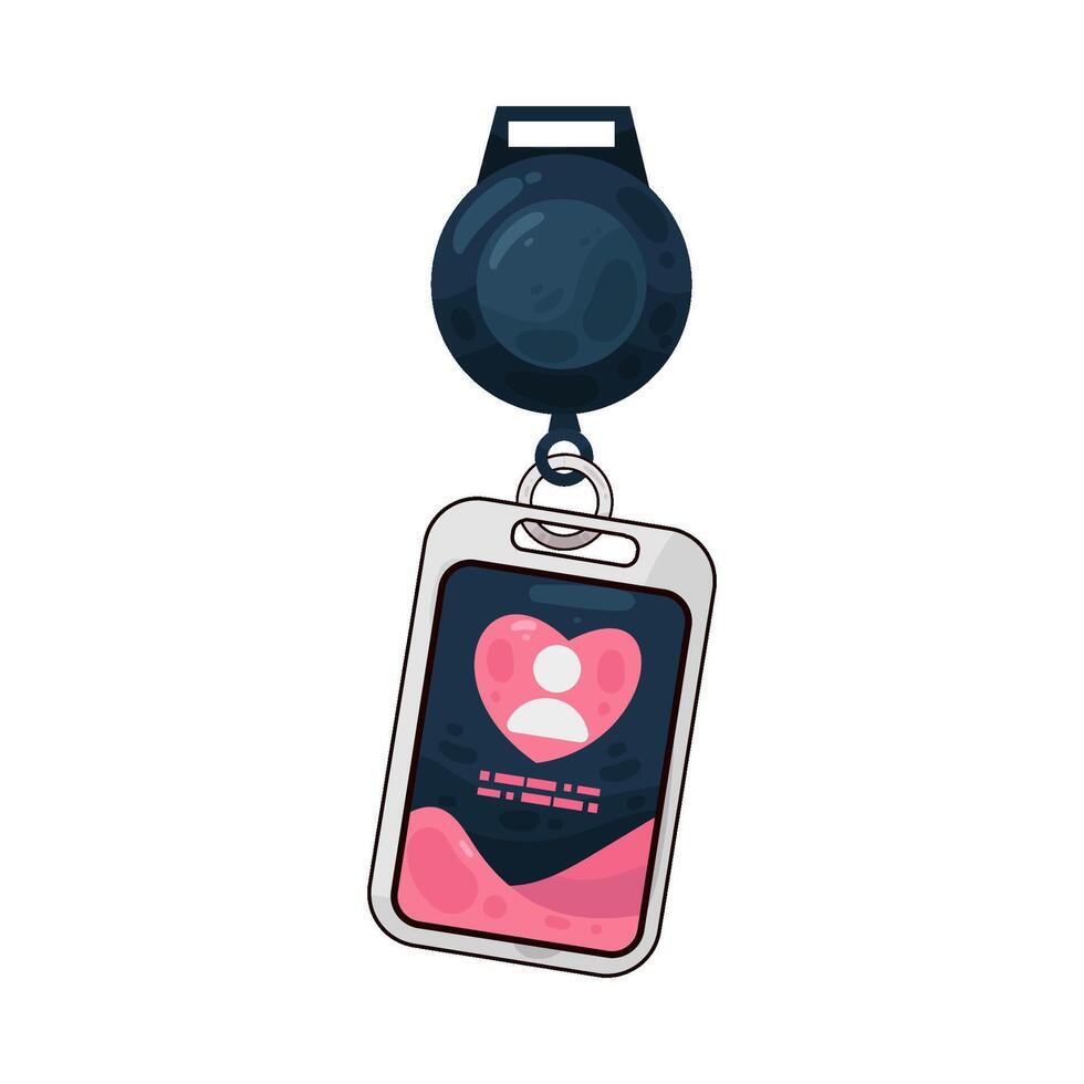 Illustration of id card vector