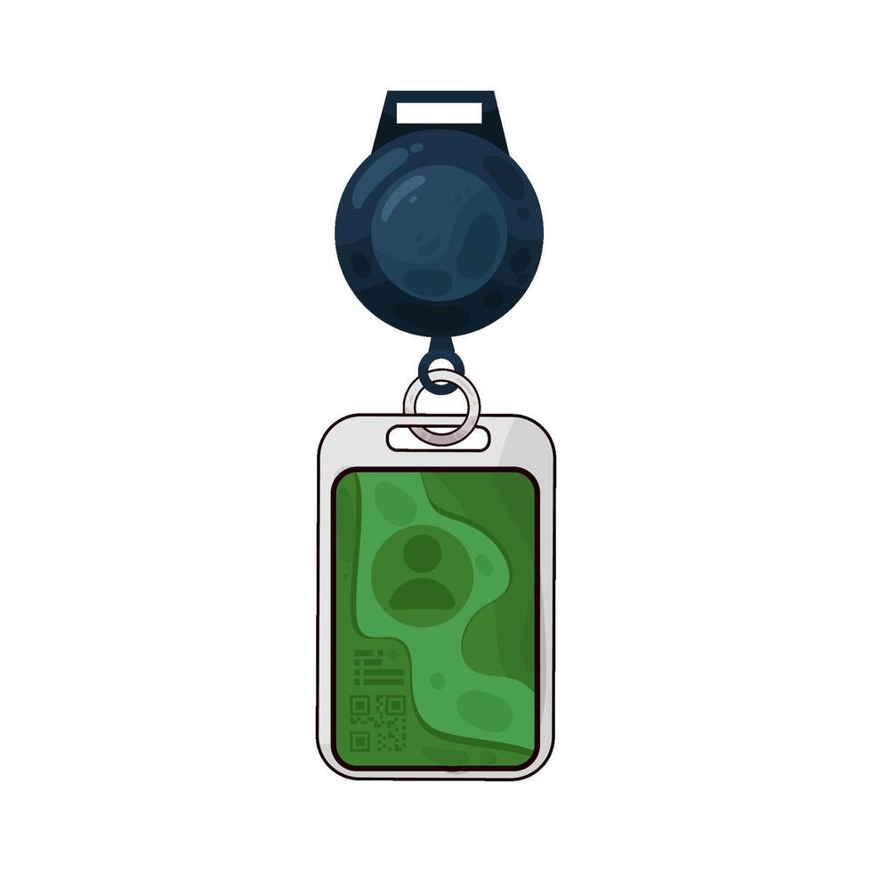 Illustration of id card vector