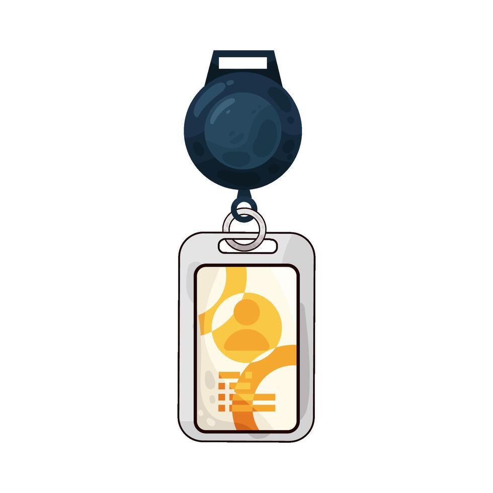 Illustration of id card vector