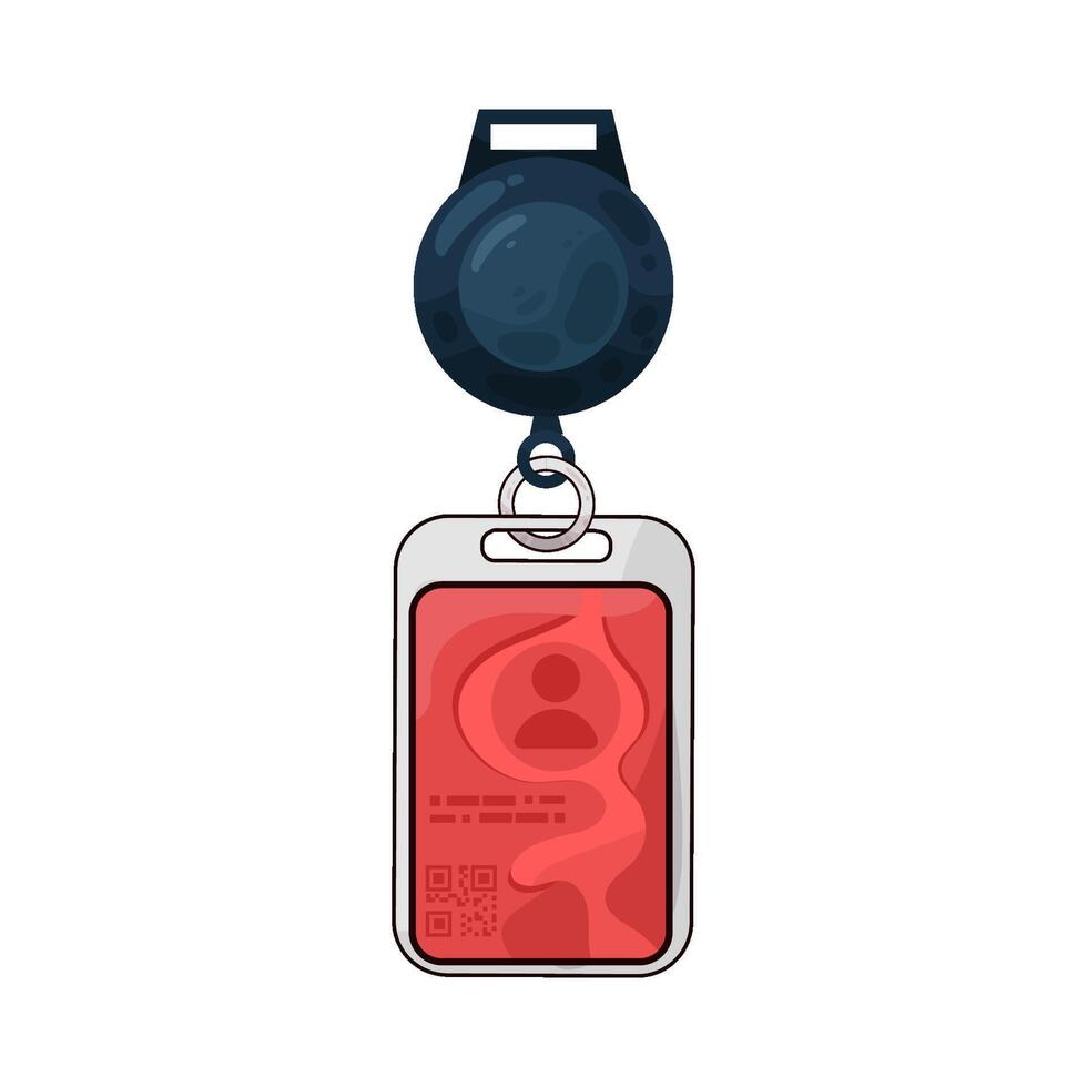 Illustration of id card vector