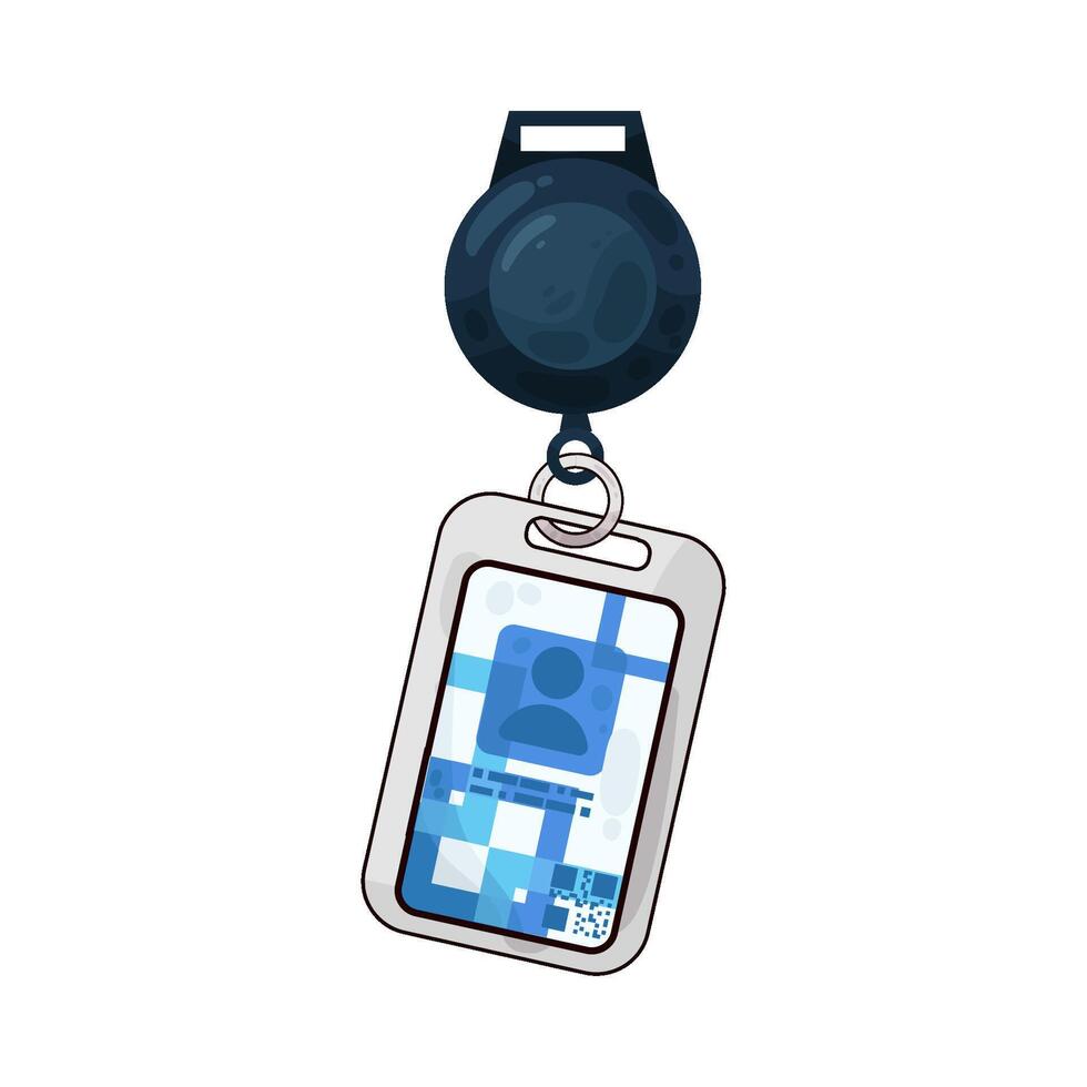 Illustration of id card vector