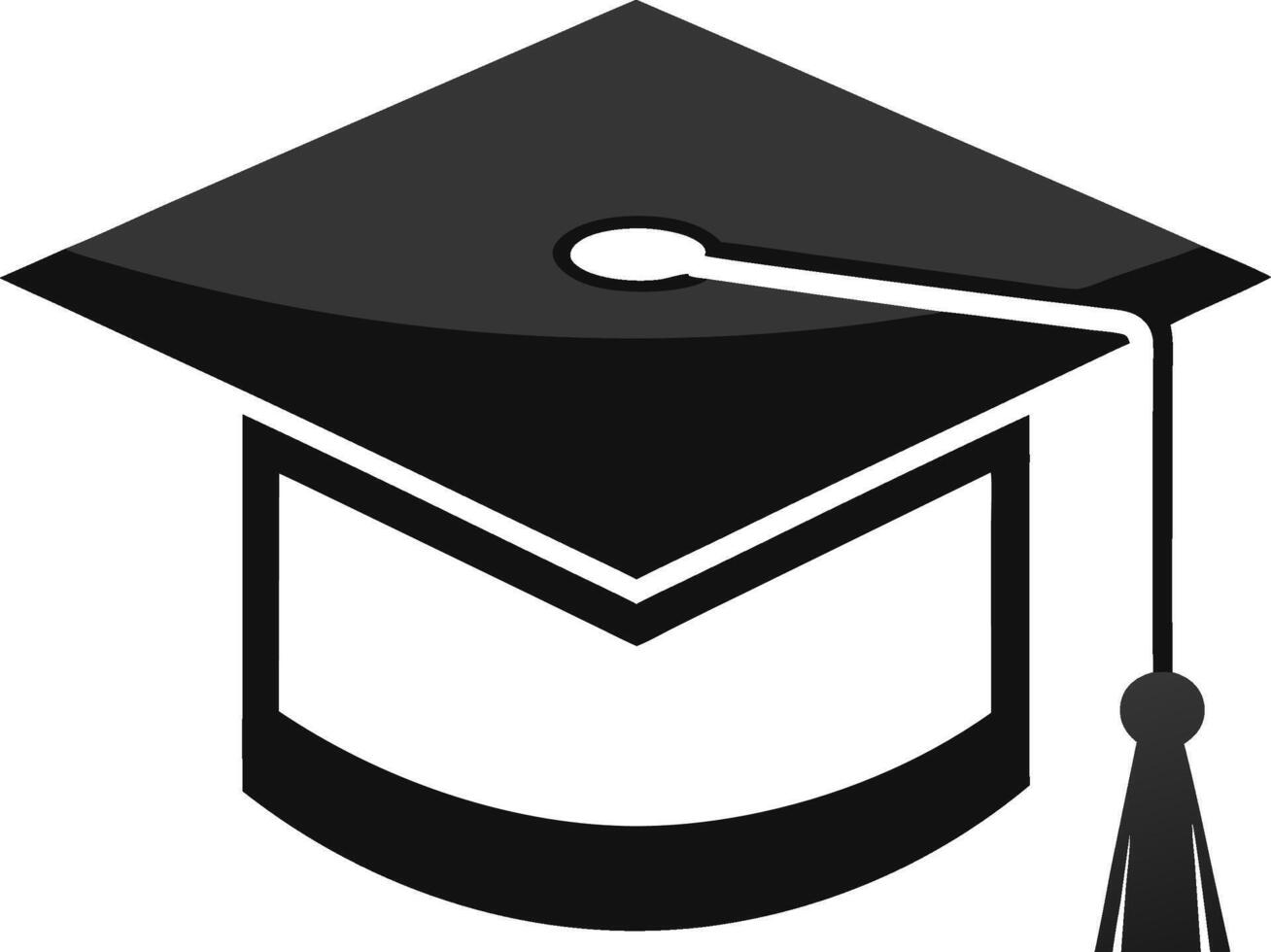 Prosecutor graduation hat icon, vector