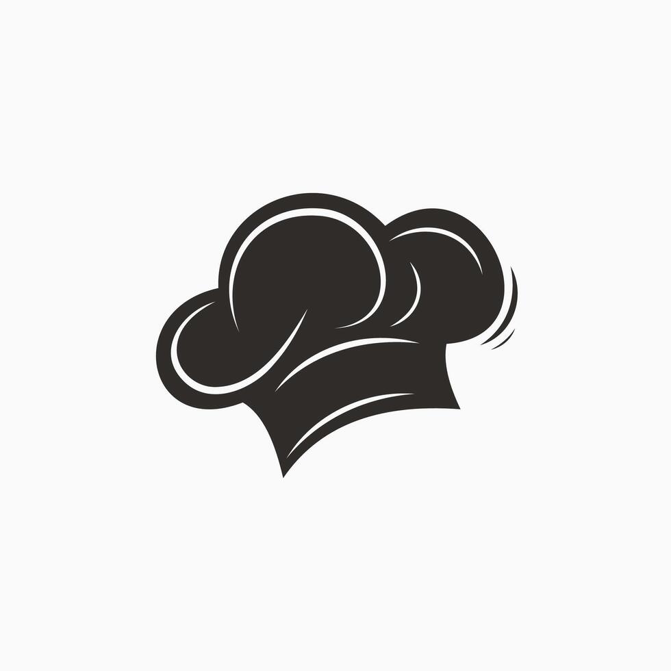 Chef hat illustration and icon. vector