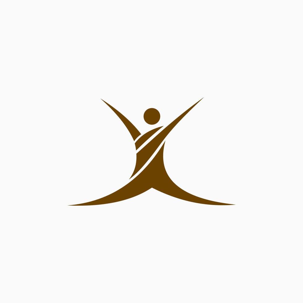 Yoga icon, Fitness concept illustration. vector