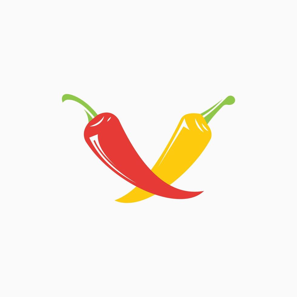 Chilli illustration design. vector