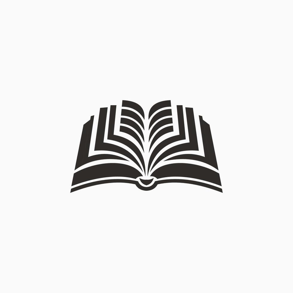 Open book illustration design. vector