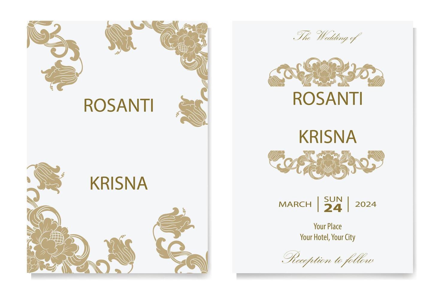 The Blooms Greenery Floral Foliage Ornament Corner Text Separator Elegance Frame for Invitations vector