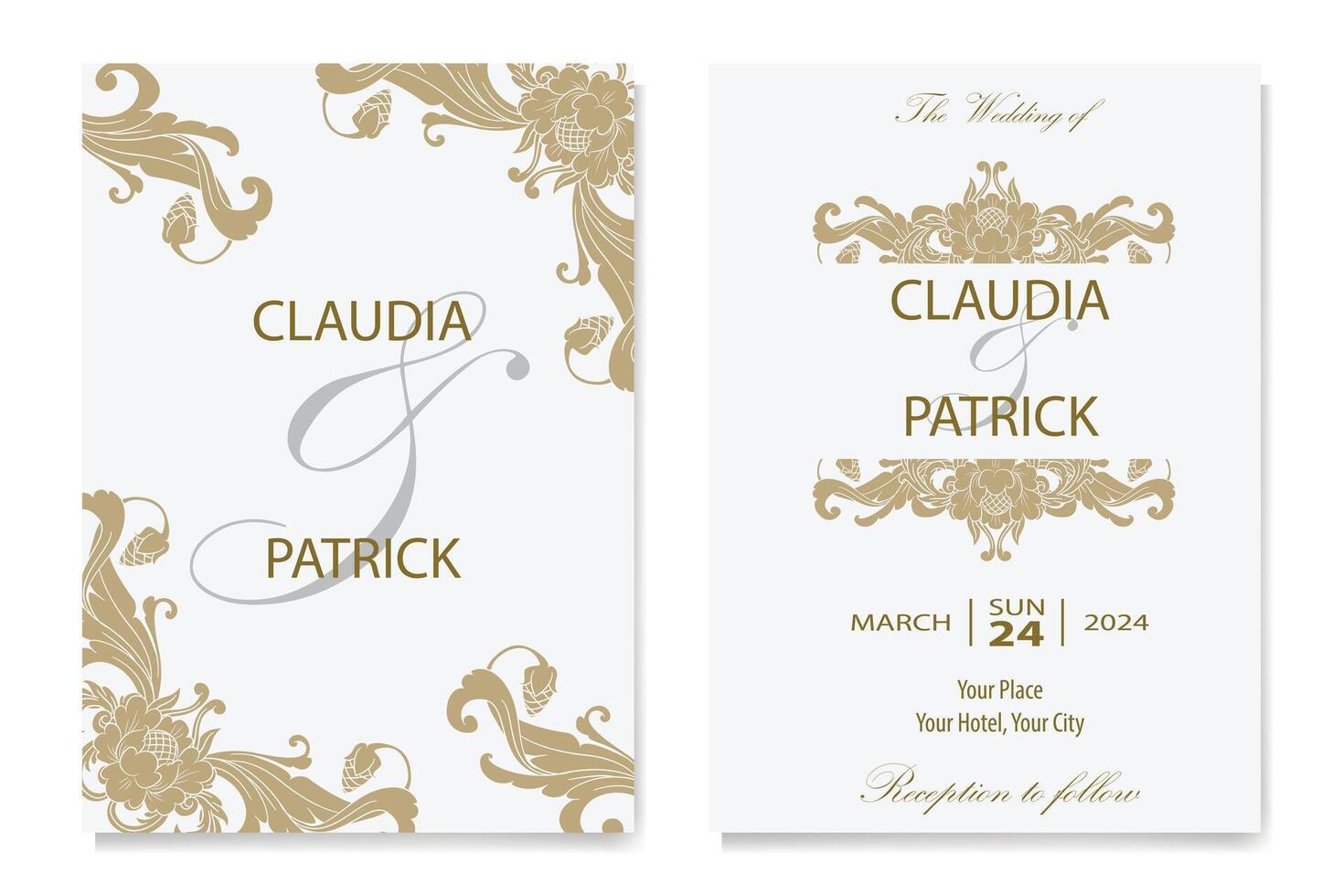 The Blooms Greenery Floral Foliage Ornament Corner Text Separator Elegance Frame for Invitations vector