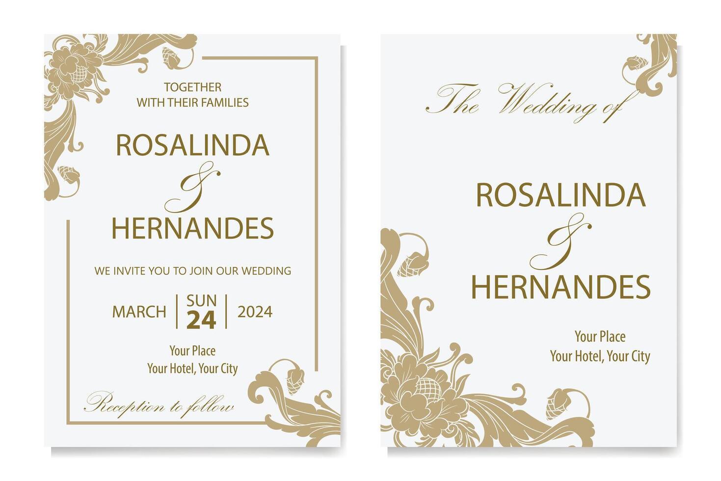 The Blooms Greenery Floral Foliage Ornament Corner Text Separator Elegance Frame for Invitations vector