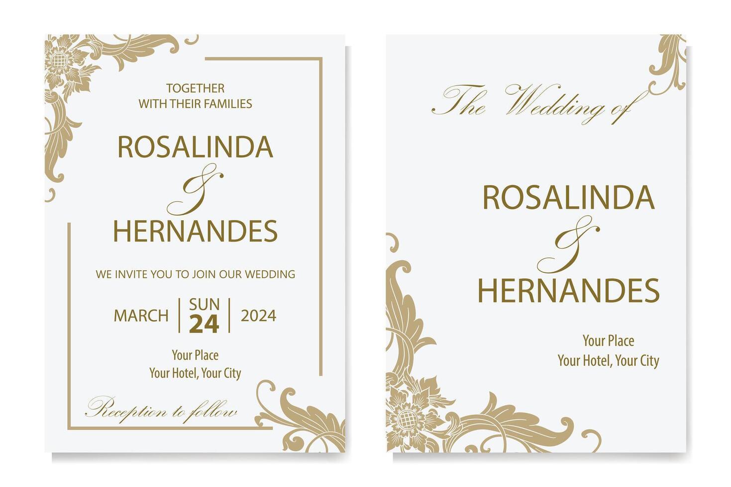 The Blooms Greenery Floral Foliage Ornament Corner Text Separator Elegance Frame for Invitations vector