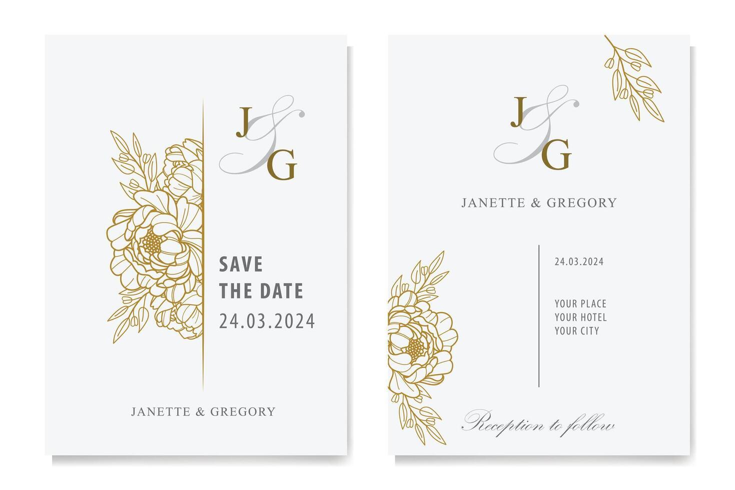 The Blooms Greenery Floral Foliage Ornament Corner Text Separator Elegance Frame for Invitations vector