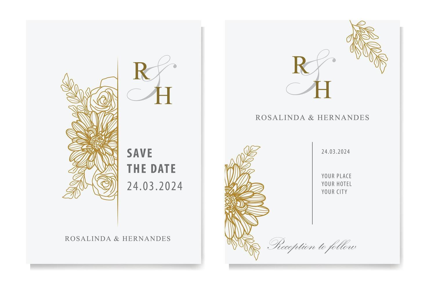 The Blooms Greenery Floral Foliage Ornament Corner Text Separator Elegance Frame for Invitations vector
