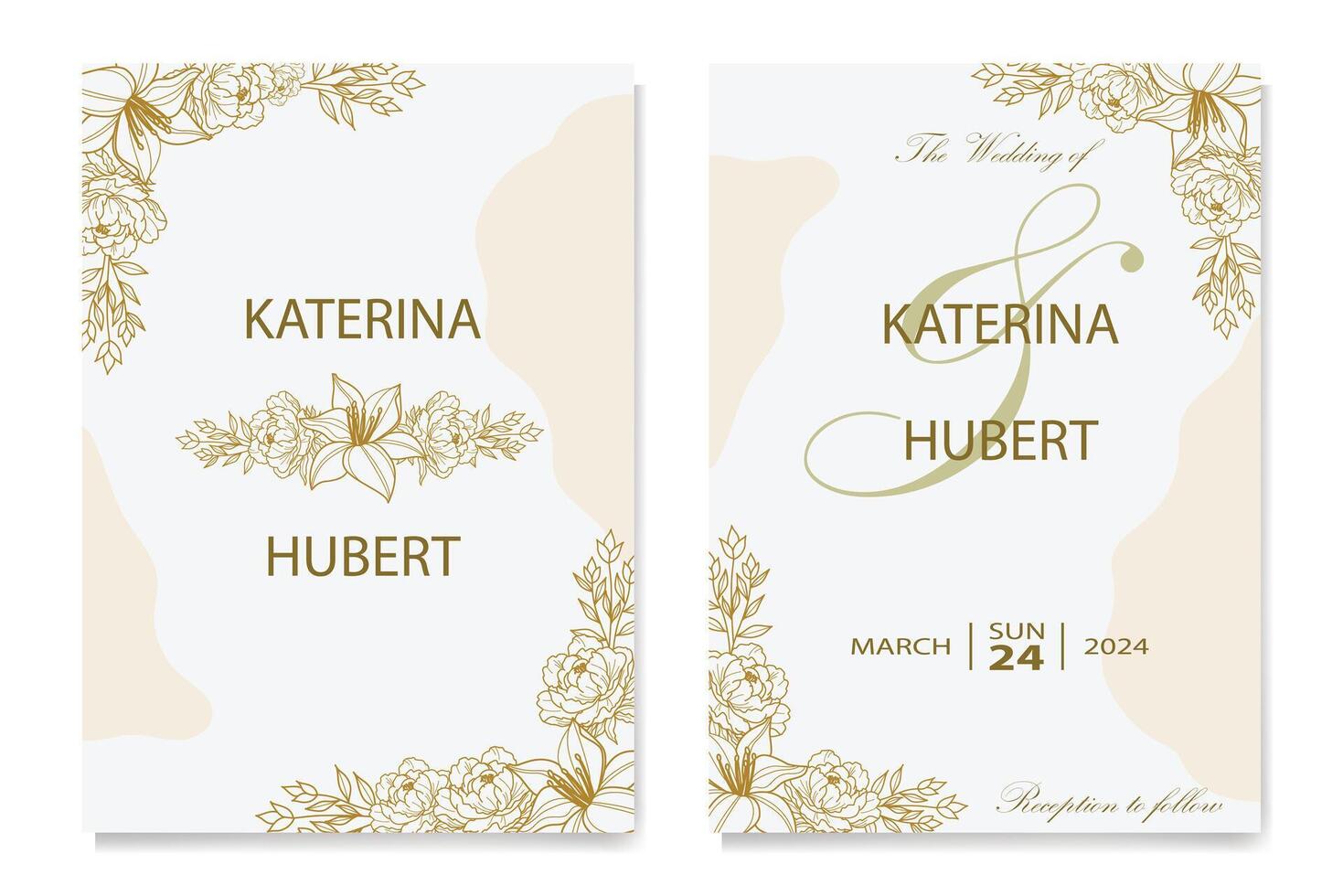 The Blooms Greenery Floral Foliage Ornament Corner Text Separator Elegance Frame for Invitations vector