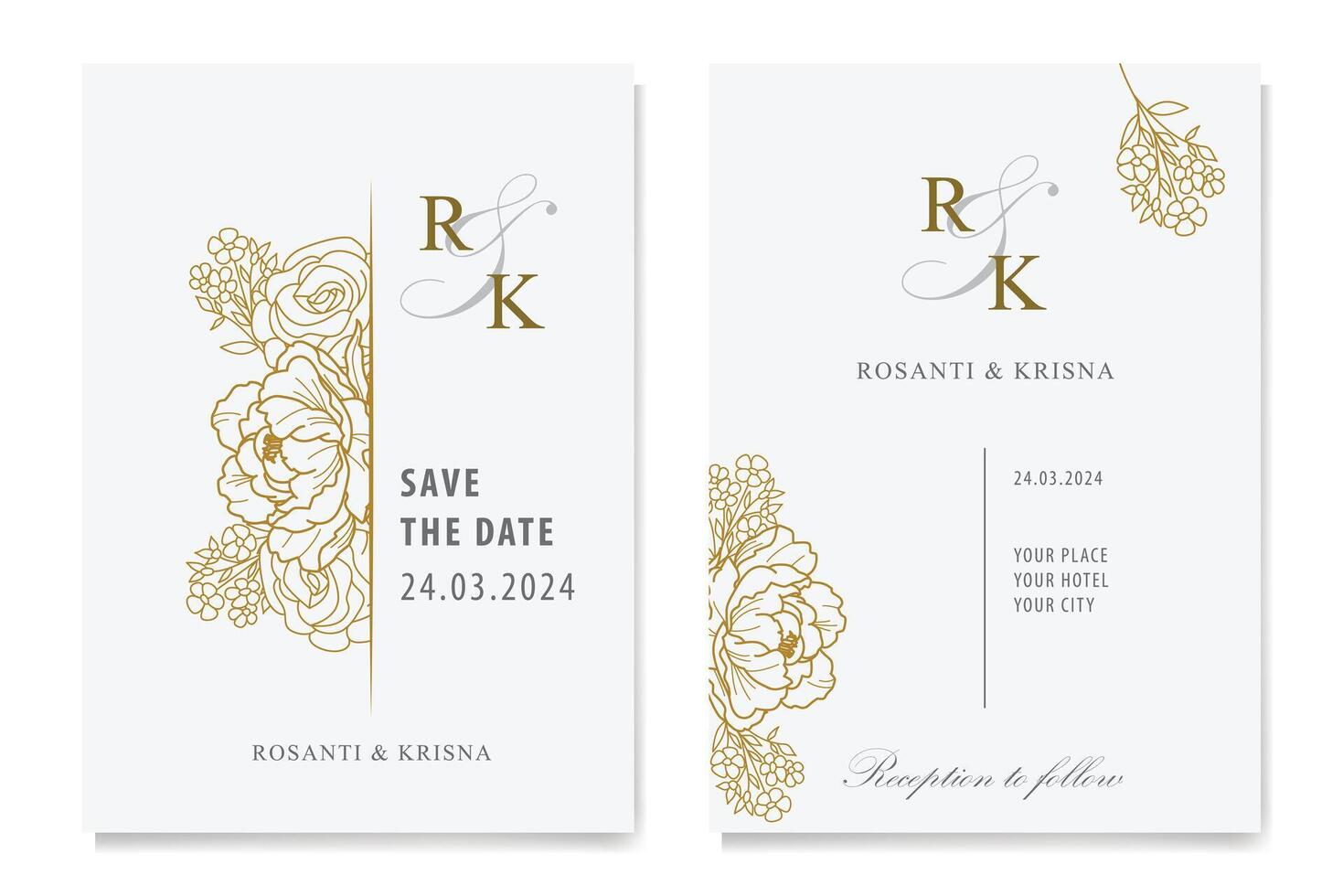 The Blooms Greenery Floral Foliage Ornament Corner Text Separator Elegance Frame for Invitations vector