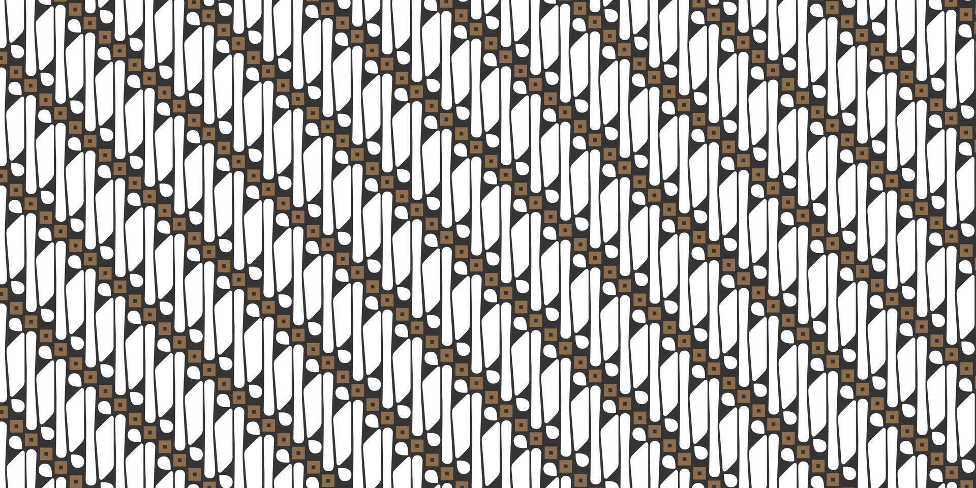 Batik parang yogyakarta design illustration for wallpaper, background and design elements. vector