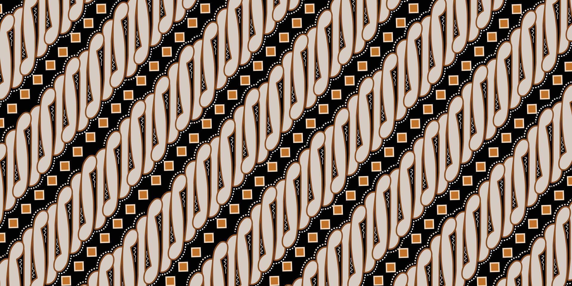 Batik parang design illustration for background, wallpaper and many design purposes. vector