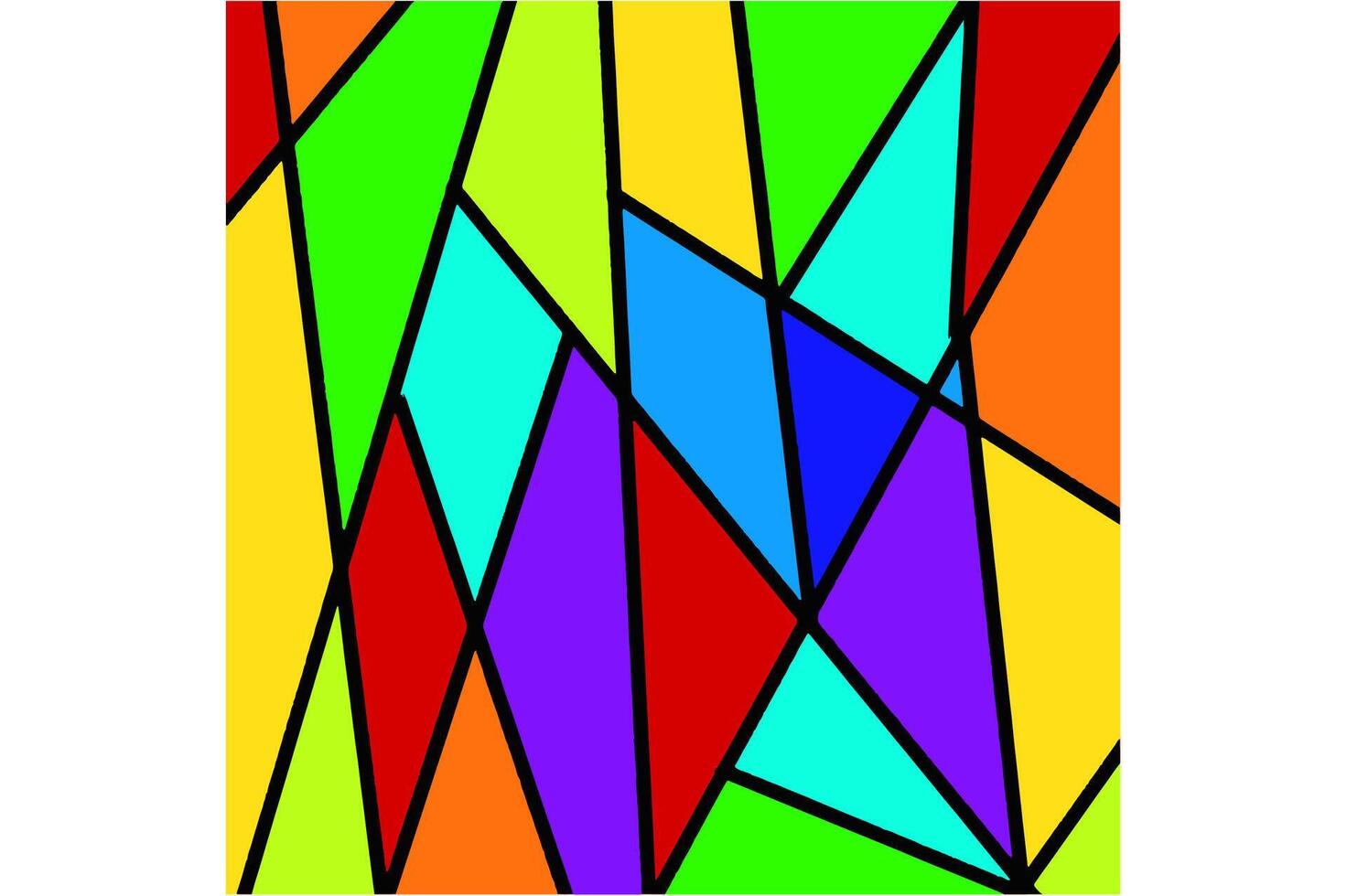 Mosaic Art Background vector