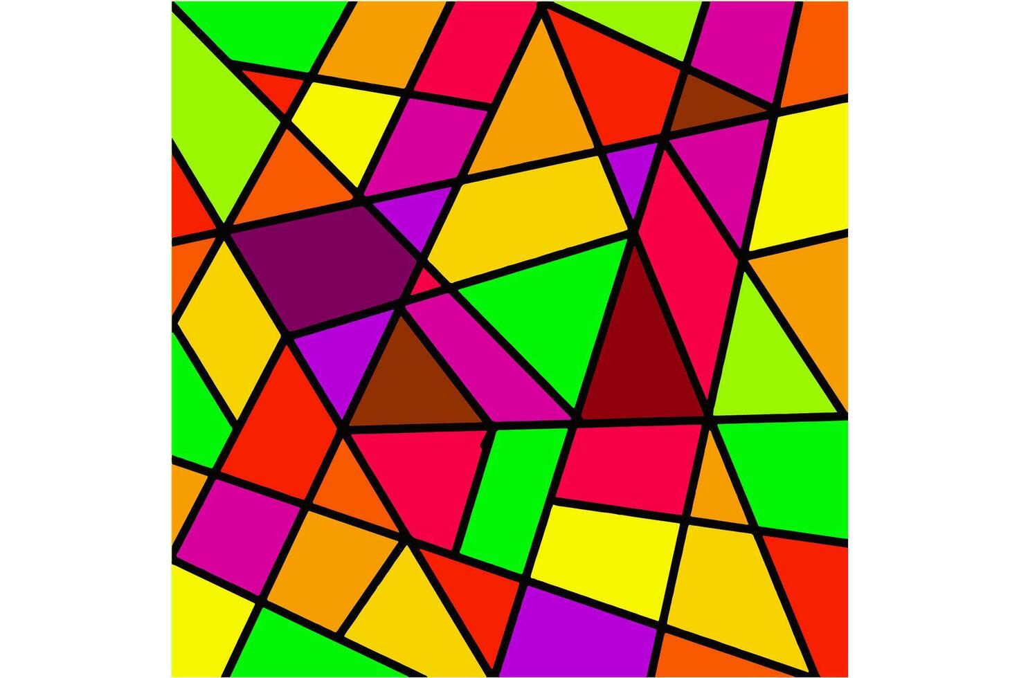 Mosaic Art Background vector