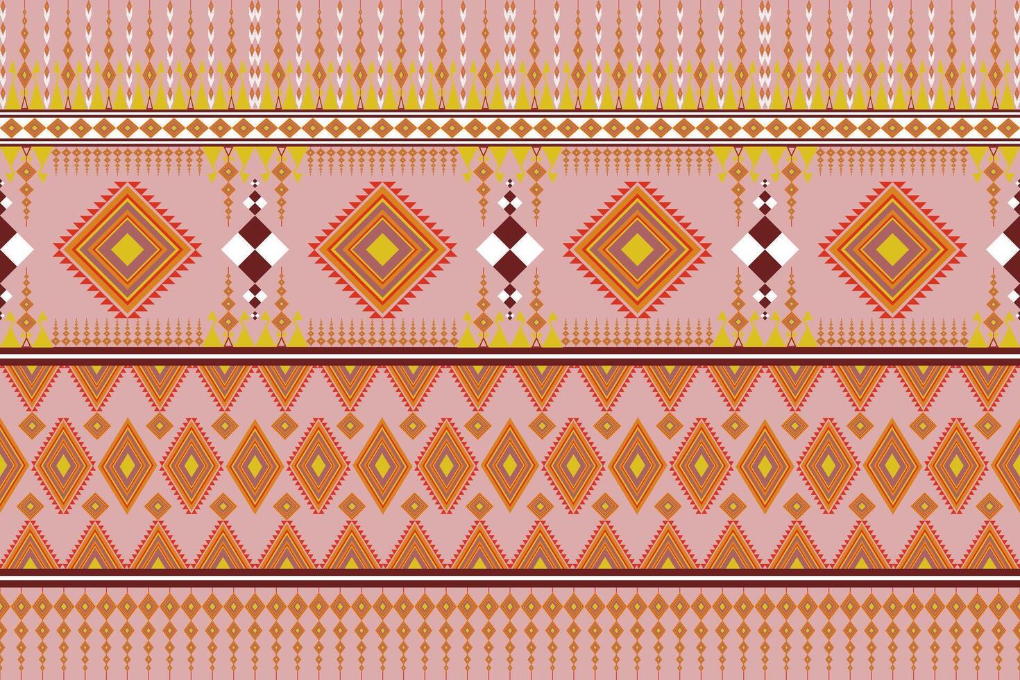 Geometric ethnic pattern traditional abstract tribal. vector