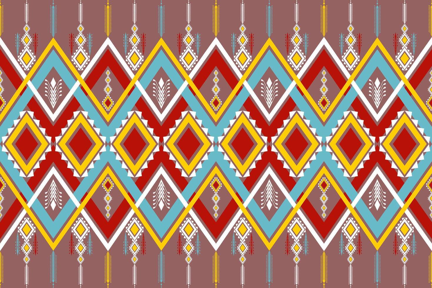 Geometric ethnic pattern traditional abstract tribal. vector