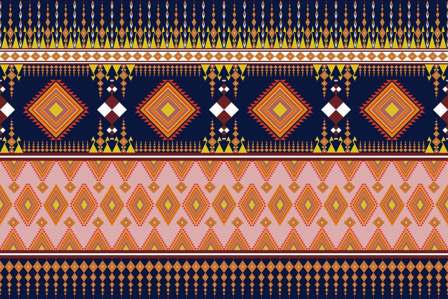 Geometric ethnic pattern traditional abstract tribal. vector
