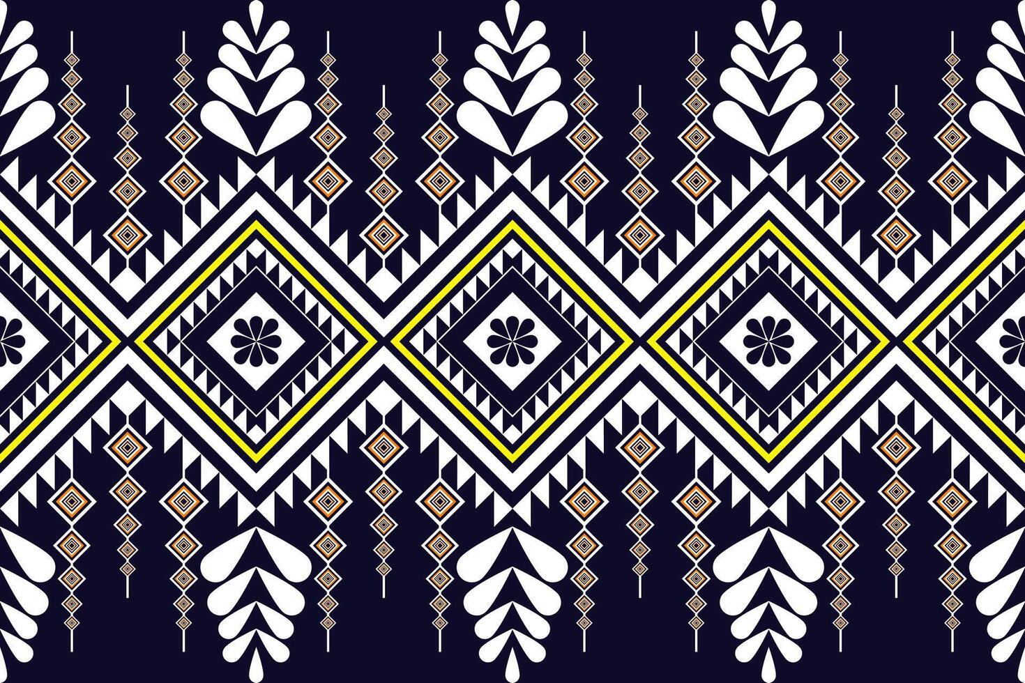 Geometric ethnic pattern traditional abstract tribal. vector