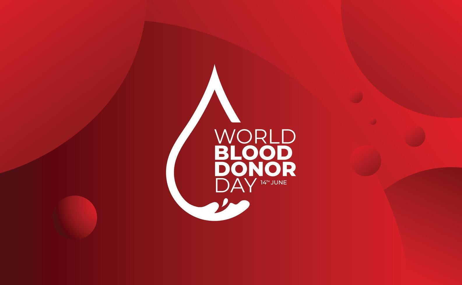 World blood donor day abstract background design. illustration vector