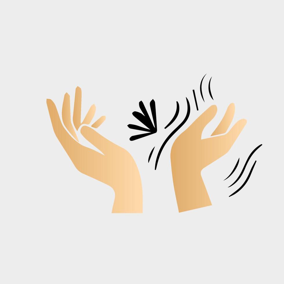 Hands poses. Female hand holding and pointing gestures, fingers, Cartoon human palms and wrist vector
