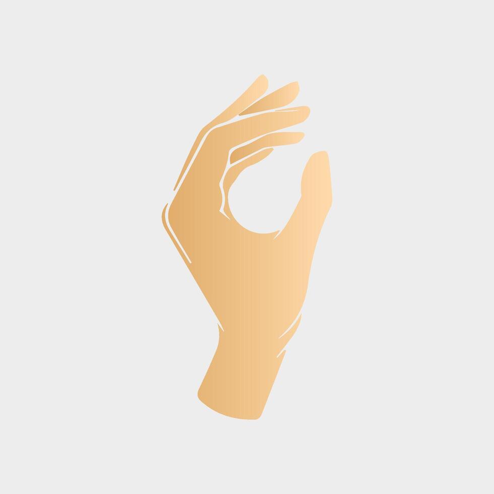 Hands poses. Female hand holding and pointing gestures, fingers, Cartoon human palms and wrist vector