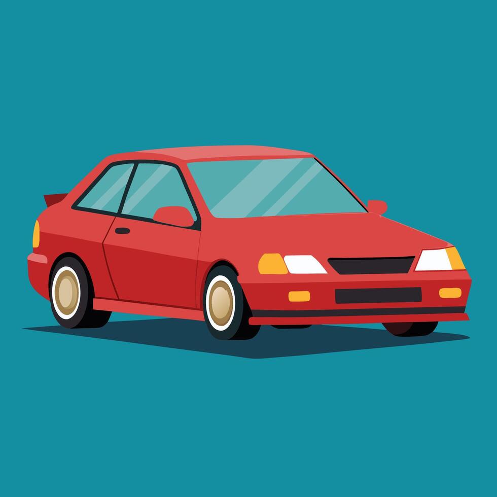 Realistic Isolated car vector