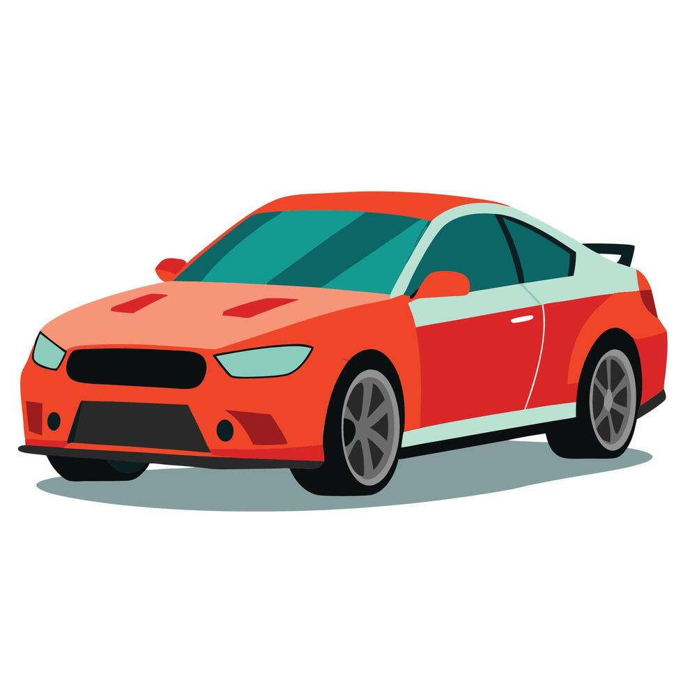 Realistic Isolated car vector