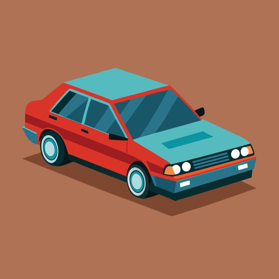 Realistic Isolated car vector