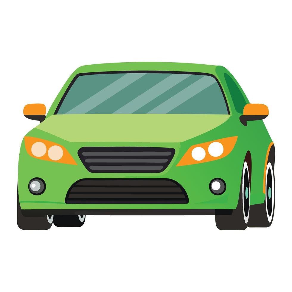 Realistic Isolated car vector
