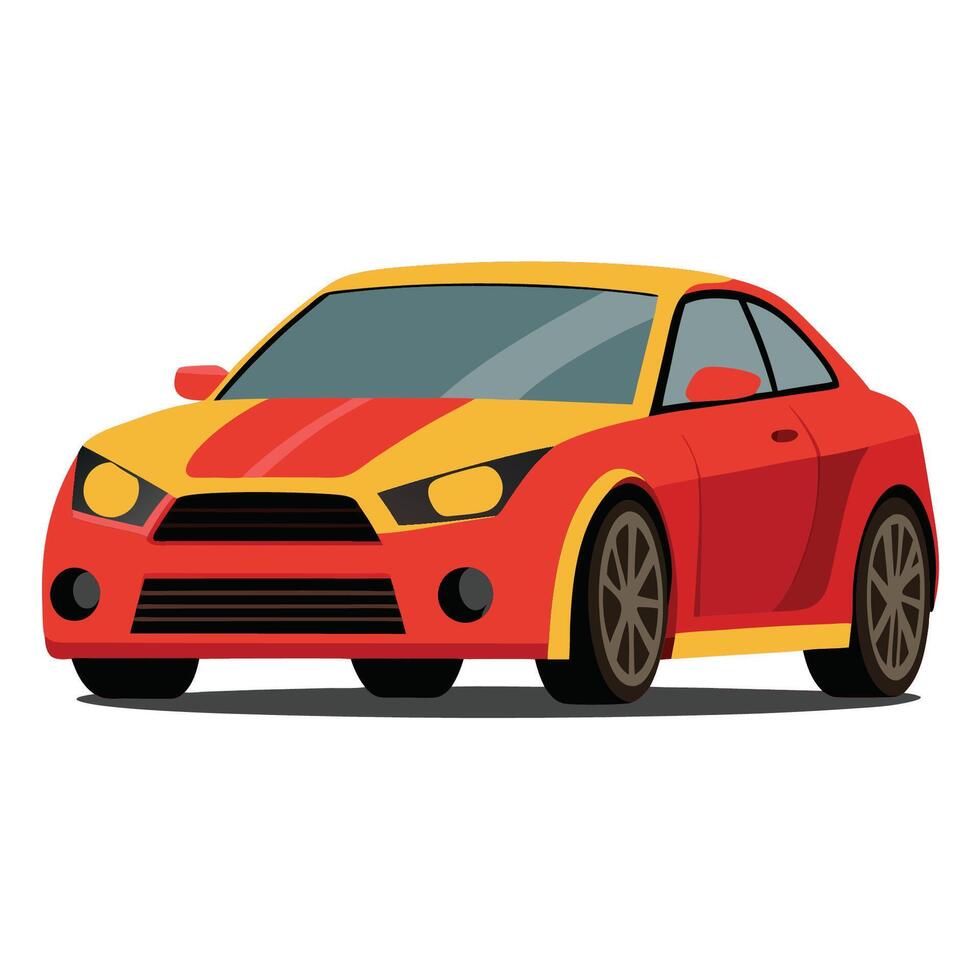 Realistic Isolated car vector