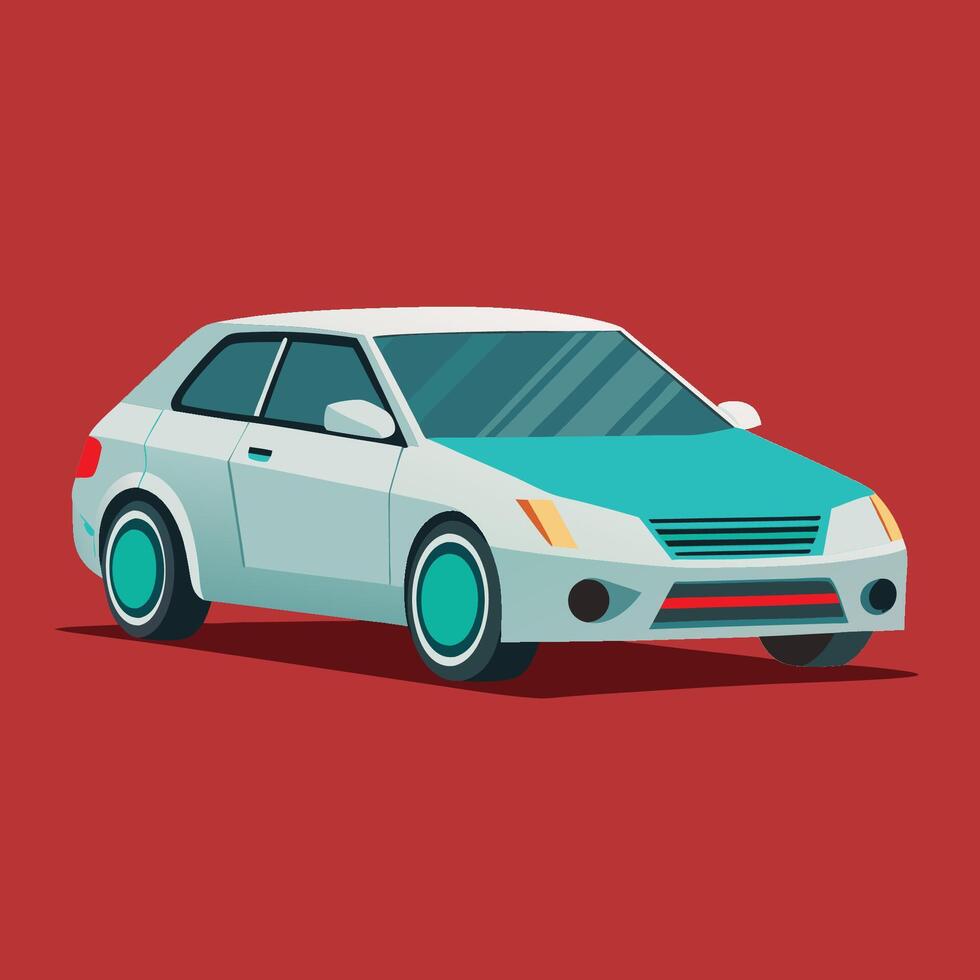 Realistic Isolated car vector