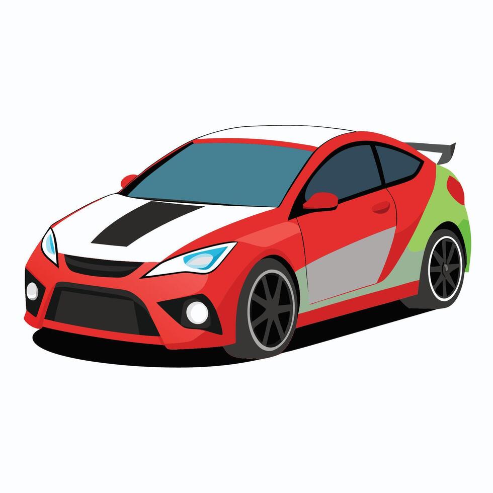 Realistic Isolated car vector
