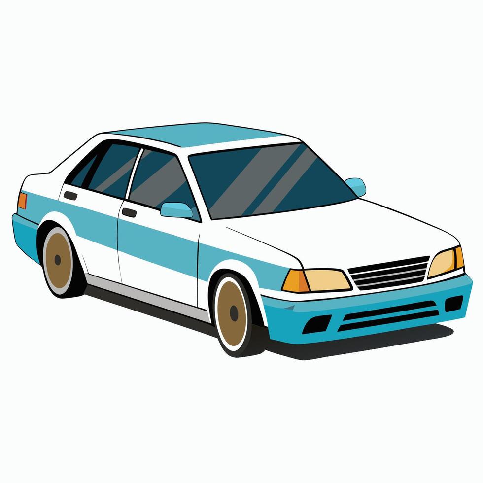 Realistic Isolated car vector