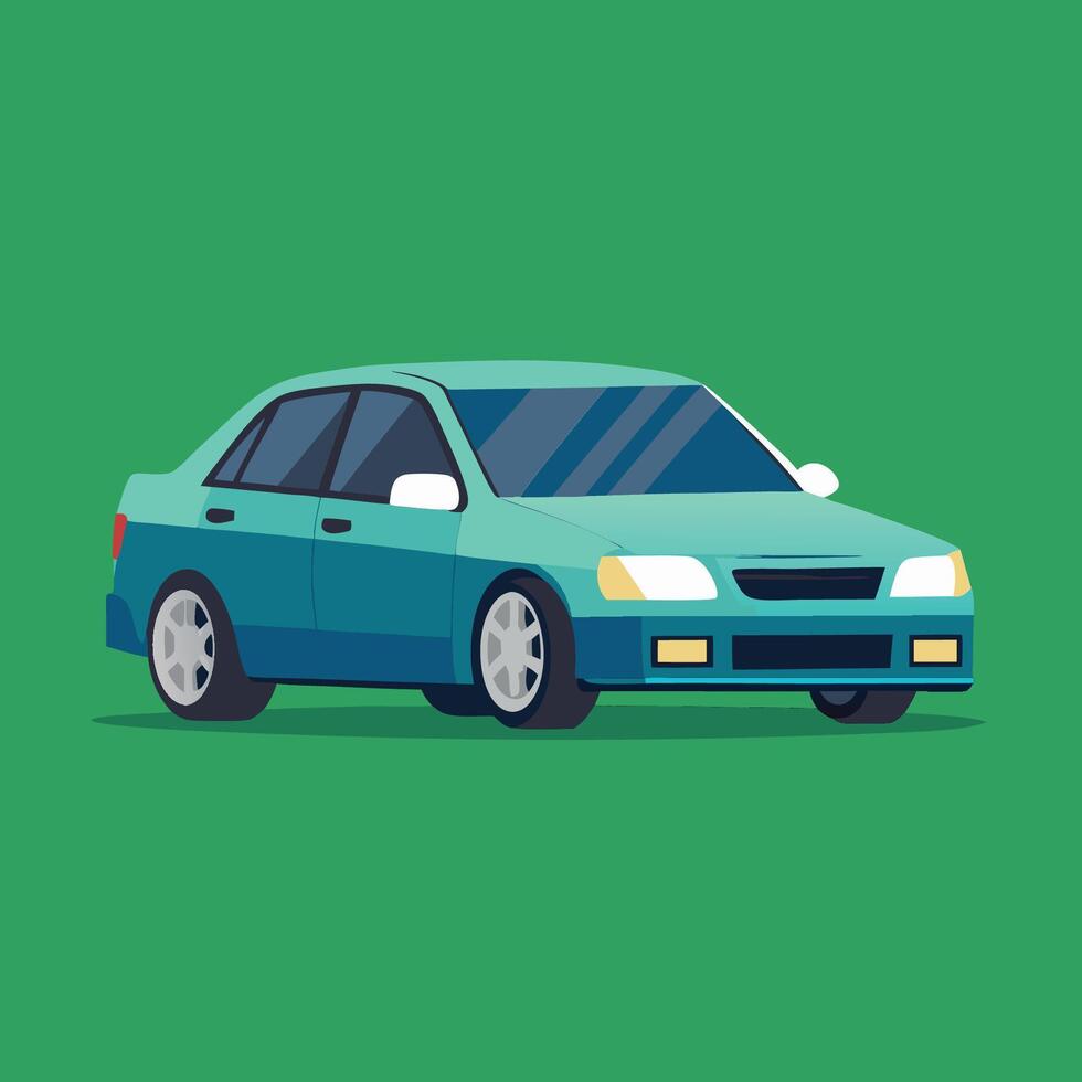 Realistic Isolated car vector