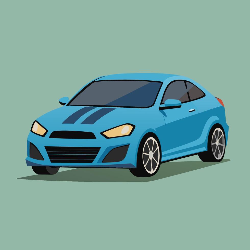 Realistic Isolated car vector