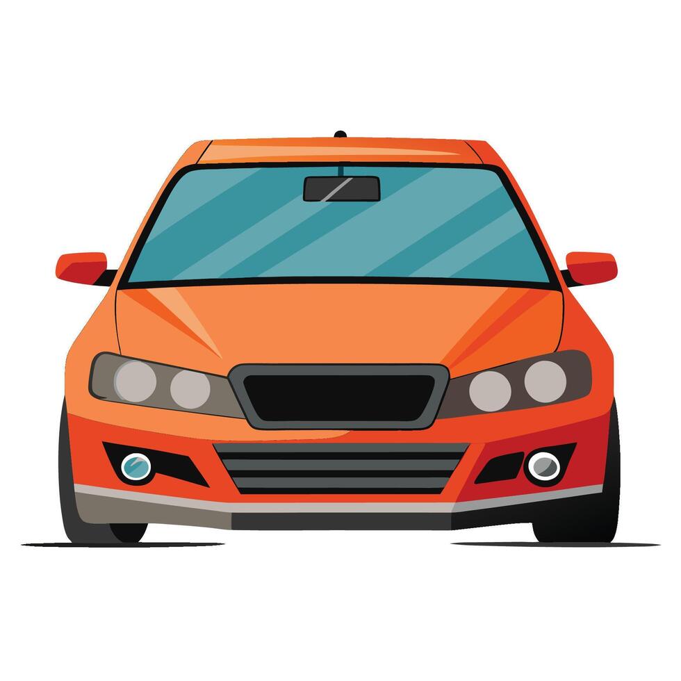 Realistic Isolated car vector