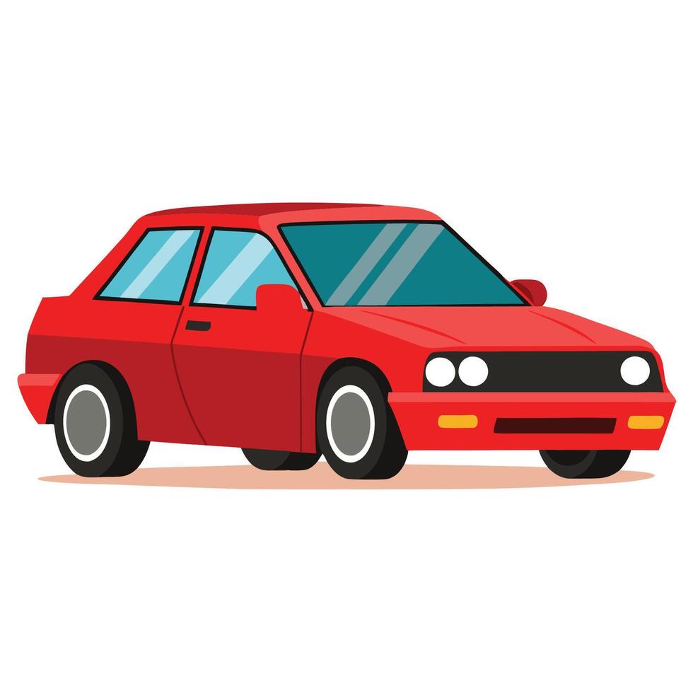 Realistic Isolated car vector
