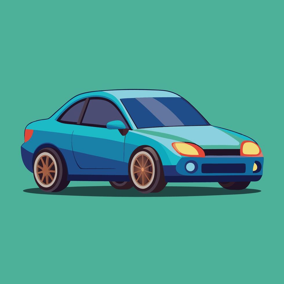 Realistic Isolated car vector