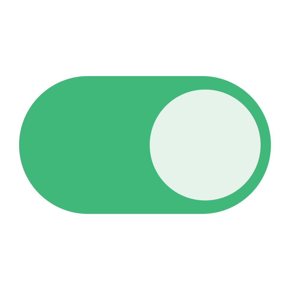 Slider switch. Power on, off. Shutdown. Vectors. vector
