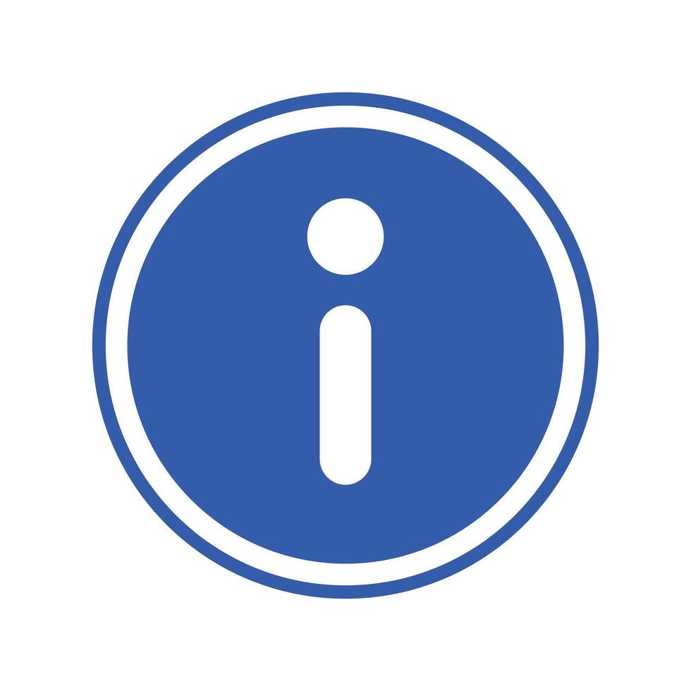 Information icon. Description and guide. vector
